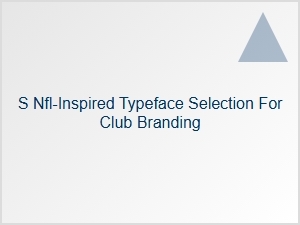 Nfl-Inspired Typefaces for Retro Football Branding